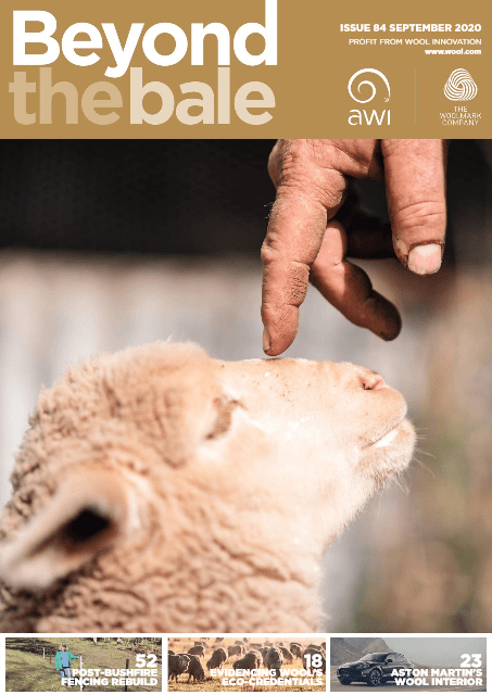 Front cover of the Sep 2020 issue of Beyond the Bale magazine